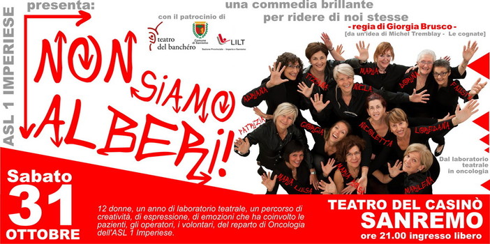 Sanremo: sabato prossimo al Teatro del Casinò in scena la commedia brillante 'Non siamo liberi'