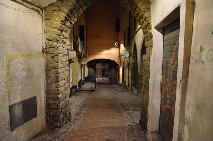 Una delle stradine della Pigna