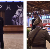 Campionato assoluto militare interforze, Nicolas Giordano della Società Ippica Sanremo sul podio (Foto)