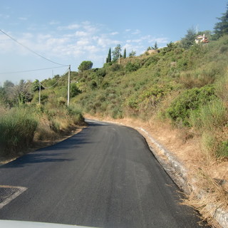 Il nuovo asfalto a San Bartolomeo