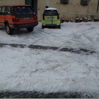 Forte nevicata di ieri anche a Cesio: proteste di un lettore per i problemi registrati da un'ambulanza