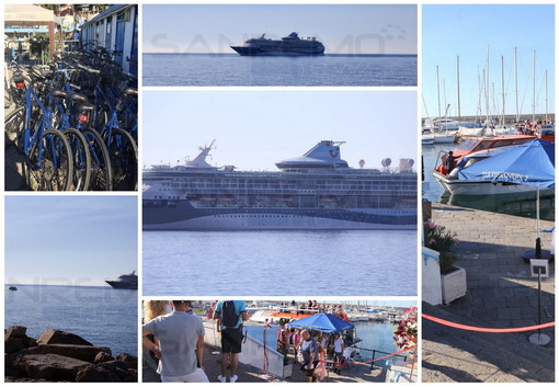 Sanremo: 1.300 croceristi stanno 'sbarcando' nella città dei fiori dalla superlusso 'Tui Discovery 2' (Foto) Sanremo: 1.300 croceristi stanno 'sbarcando' nella città dei fiori dalla superlusso 'Tui Discovery 2' (Foto)