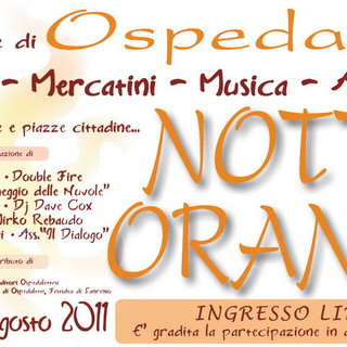 Ospedaletti: ultimi preparativi nelle prossime ore per la 'Notte Orange' di domani sera