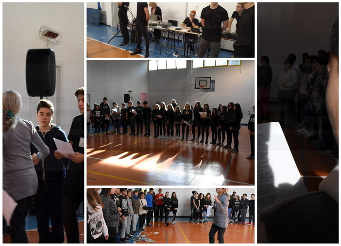 Sanremo: la scuola media ‘Dante Alighieri’ ha aderito alla Proposta del Miur ‘Nessun parli’ (Foto e Video) Sanremo: la scuola media ‘Dante Alighieri’ ha aderito alla Proposta del Miur ‘Nessun parli’ (Foto e Video)