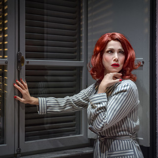 Nancy Brilli in 'L'Ebreo' al teatro dell'Opera del Casinò di Sanremo Nancy Brilli in 'L'Ebreo' al teatro dell'Opera del Casinò di Sanremo