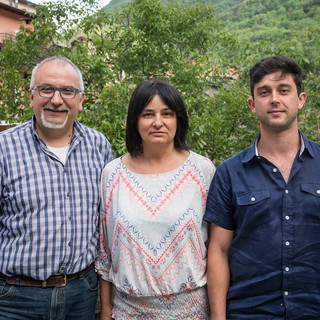 Il gruppo Nuovo Futuro. Da sinistra: Mario Antonio Becciu, Ornella Allaria e Matteo Capriolo.