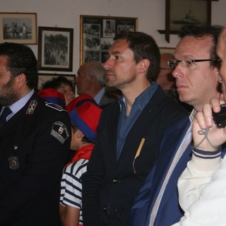 Il candidato sindaco Patrick Novembre all'apertura dei festeggiamenti per Sant'Ampelio Il candidato sindaco Patrick Novembre all'apertura dei festeggiamenti per Sant'Ampelio