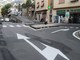 Sanremo: venti posti moto e tre per auto in più, ridisegnata nella notte la segnaletica orizzontale di zona Borgo (Foto)