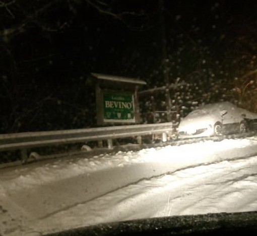 Sanremo: la pioggia di questa mattina ha liberato le strade sulla costa, neve nell'entroterra Sanremo: la pioggia di questa mattina ha liberato le strade sulla costa, neve nell'entroterra