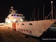 La nave “Corsi” a piazzale Vesco (Foto Tonino Bonomo)