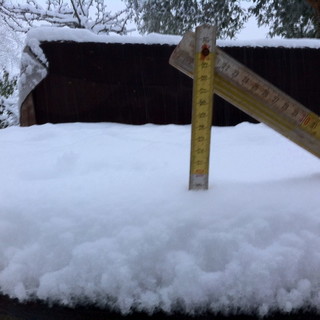 Sanremo: dopo la nevicata di ieri a Borello 10 cm di neve e -3 gradi di temperatura Sanremo: dopo la nevicata di ieri a Borello 10 cm di neve e -3 gradi di temperatura