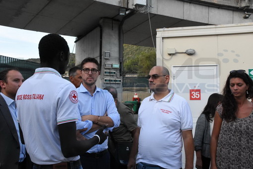 Il Sottosegretario al Ministero degli Interni On. Nicola Molteni in visita alla struttura di accoglienza del Parco Roya (Foto e Video)