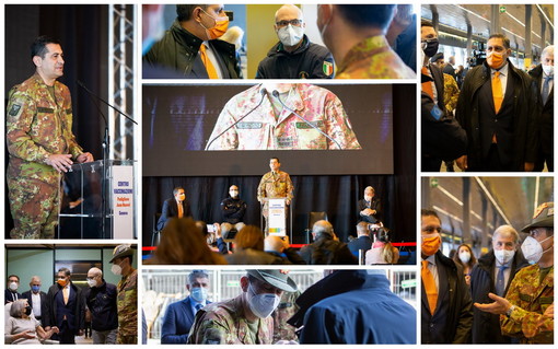 Fiera di Genova: al via questa mattina l'operatività dell'hub vaccinale al padiglione Jean Nouvel (Foto e Video) Fiera di Genova: al via questa mattina l'operatività dell'hub vaccinale al padiglione Jean Nouvel (Foto e Video)