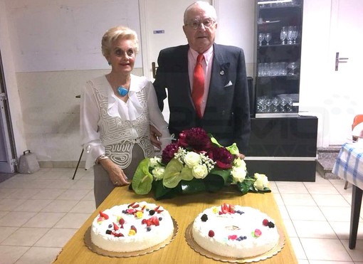 Bordighera: ieri la festa per le Nozze di Diamante per Luciano Cassini e Iolanda Donato (Foto)