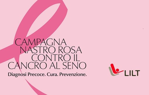 Il bastione di via Ottimo Anfossi si illumina di rosa per la lotta contro il tumore al seno