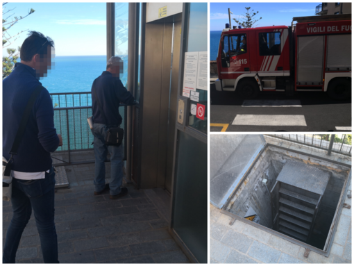 Imperia: si blocca con quattro passeggeri a bordo, nuovo problema per uno degli ascensori 'Marina-Parasio' (Foto) Imperia: si blocca con quattro passeggeri a bordo, nuovo problema per uno degli ascensori 'Marina-Parasio' (Foto)