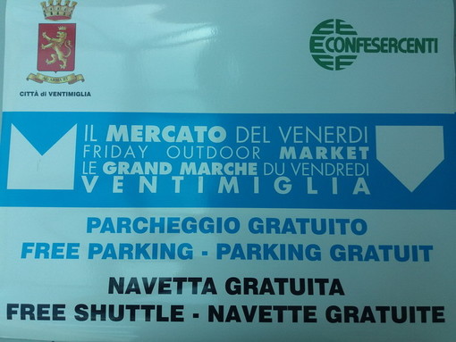 Comune di Ventimiglia e Confesercenti: istituiti due bus navetta gratuiti a Ventimiglia