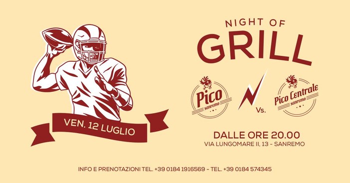 Sanremo: “Night of the Grill”, al via questa sera le cene evento del Pico de Gallo Sanremo: “Night of the Grill”, al via questa sera le cene evento del Pico de Gallo