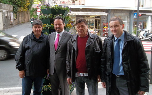 Sanremo: lunedì scorso la cerimonia di consegna delle fioriere nella zona di San Martino