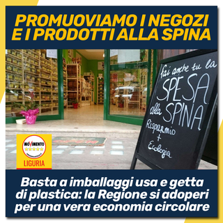 Regione: emergenza plastica, Tosi (M5S) "Presenterò una pdl per favorire chi vende prodotti sfusi o alla spina"