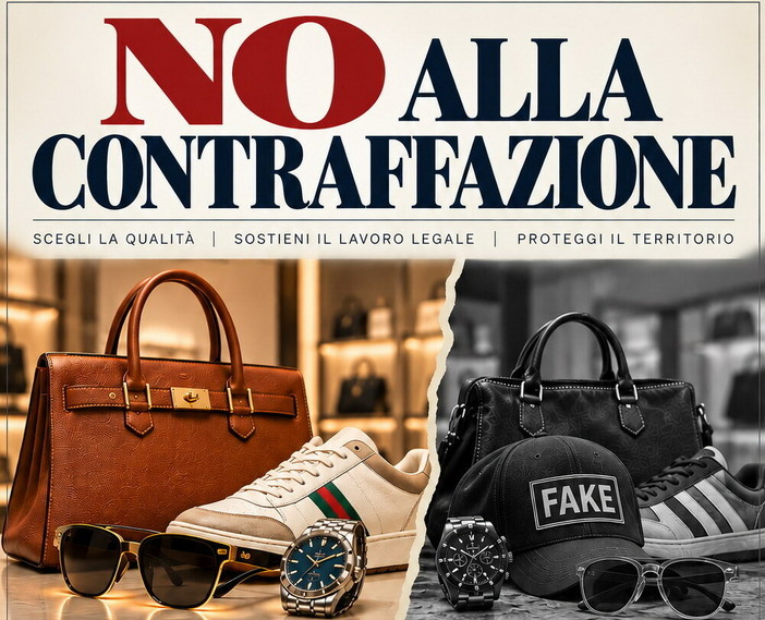 Contraffazione, Confesercenti Imperia lancia una campagna in tutta la provincia: "Il falso ti costa caro" Contraffazione, Confesercenti Imperia lancia una campagna in tutta la provincia: "Il falso ti costa caro"