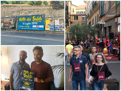 Imperia: torna sabato l'attesa Notte dei Saldi, Bellotti "Allargata a tutto il centro di Oneglia con tante novità" (Foto e video)