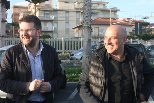 Bordighera: ieri l'incontro dell'europarlamentare Fidanza con Patrick Novembre ed i balneari Bordighera: ieri l'incontro dell'europarlamentare Fidanza con Patrick Novembre ed i balneari