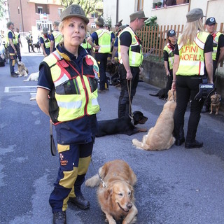 Imperia: c'era anche il Nucleo Cinofilo da Soccorso "ALPHA" all'Adunata Nazionale degli Alpini di domenica ad Asti