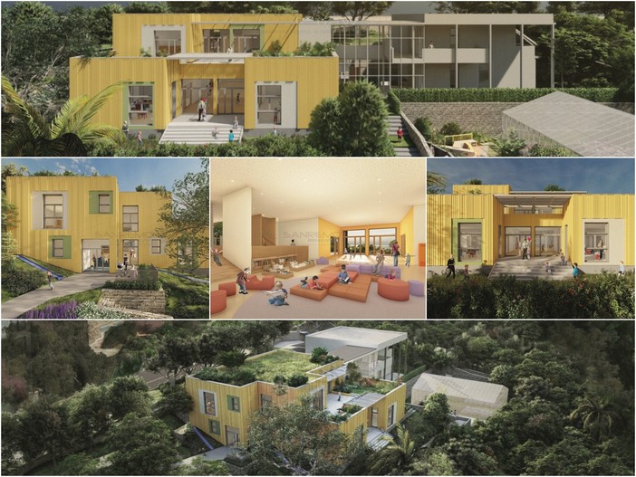 Le immagini del progetto per il nuovo polo dell'infanzia di via Duca degli Abruzzi Le immagini del progetto per il nuovo polo dell'infanzia di via Duca degli Abruzzi