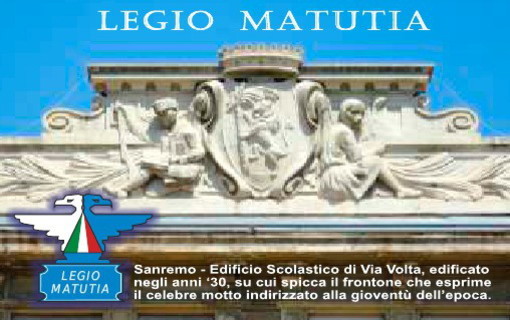 Sanremo: sabato prossimo la cena legionaria natalizia dell'associazione 'Legio Matutia' Sanremo: sabato prossimo la cena legionaria natalizia dell'associazione 'Legio Matutia'