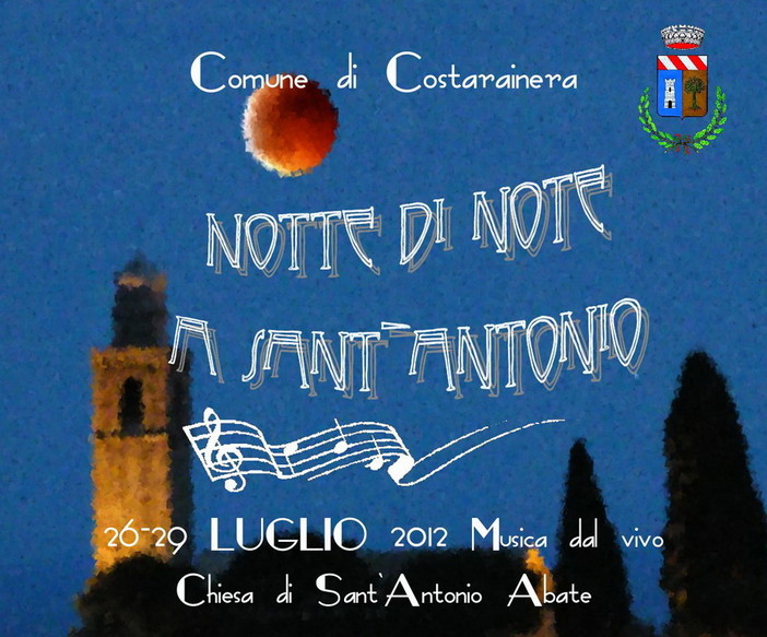 Costarainera: da giovedì a domenica prossima la rassegna 'Notte di note a Sant'Antonio'