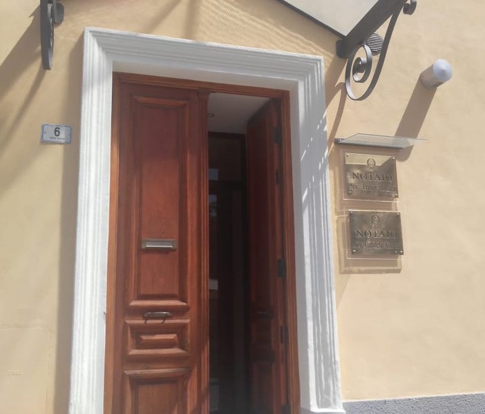 La riunione si è svolta nell'ufficio del Notaio Franco Amadeo
