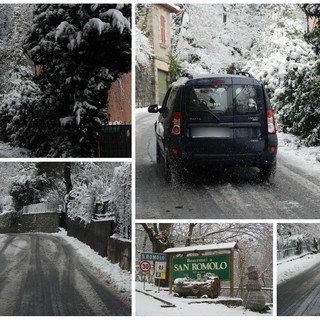 Maltempo: neve anche a San Romolo, mezzo metro a Limone, oggi ancora precipitazioni, in arrivo il freddo glaciale Maltempo: neve anche a San Romolo, mezzo metro a Limone, oggi ancora precipitazioni, in arrivo il freddo glaciale