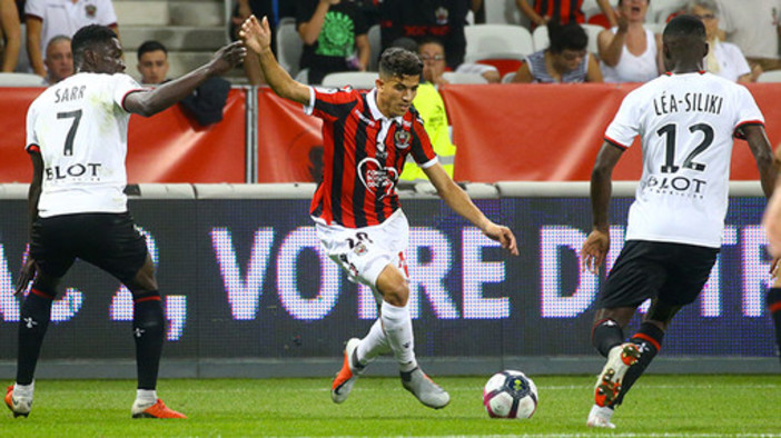 Nizza - Rennes, una fase di gioco (foto tratta dal sito dell'OGC Nice)