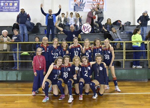 Volley, Under 14 femminile. NSC Imperia, medaglia d'argento alle final four territoriali