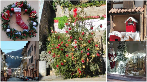La magia del Natale a Molini di Triora: l'albero addobbato è stato portato dall'alluvione La magia del Natale a Molini di Triora: l'albero addobbato è stato portato dall'alluvione