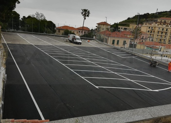Sanremo: ultimati i lavori per il parcheggio dell'ex campetto di Poggio, da domani 90 posti a disposizione