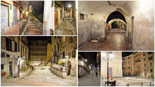 Sanremo: grazie alla tecnologia 'Led' ecco finalmente la vera 'luce' nella Pigna, che bello il centro storico di notte!