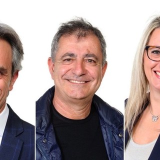 Da sinistra, Roberto Orengo, Mario Manni e Barbara Brugnolo