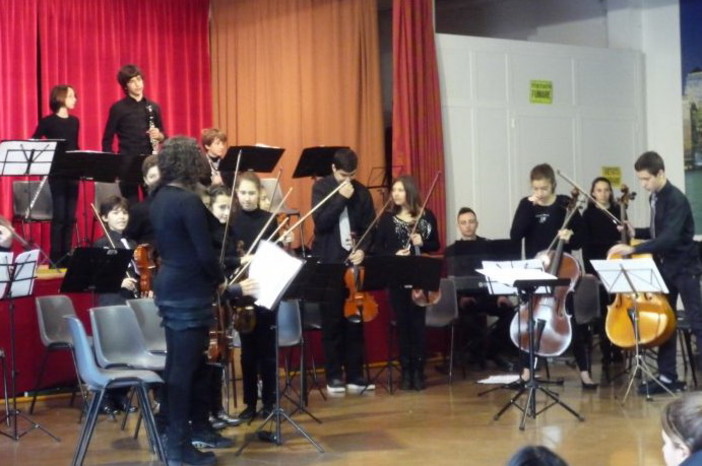 Sanremo: concerto dell'Orchestra Giovanile del Ponente Ligure al Comprensivo 'Centro Ponente'