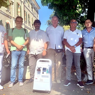 Sanremo: concentratore di ossigeno donato dal Rotary matuziano alla Fondazione 'Borea Massa'