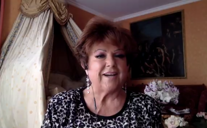 Orietta Berti in conferenza stampa streaming