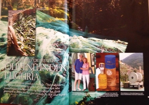 Sul numero di marzo della prestigiosa rivista norvegese un ampio servizio sul frantoio della valle Argentina