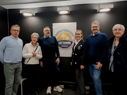 Elezioni amministrative 2026, Obiettivo Bordighera inaugura il point elettorale (Foto e video)