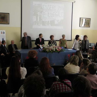 Un momento della premiazione Un momento della premiazione