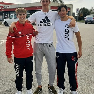 Gli atleti dell'Ok Club Imperia