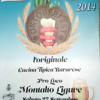 Montalto Ligure: sabato prossimo, appuntamento con l'Oktoberfest della Valle Argentina Montalto Ligure: sabato prossimo, appuntamento con l'Oktoberfest della Valle Argentina