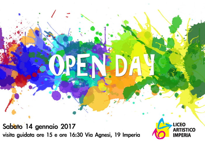 Imperia: domani pomeriggio l'appuntamento con l'open day al Liceo Artistico Statale