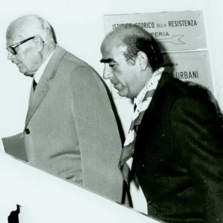 Ottavio Siri con Sandro Pertini Ottavio Siri con Sandro Pertini