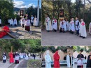 Processione del Venerdì Santo a Saint Laurent du Var, prima uscita all'estero per l’Ordine Templare Hugues de Payns di Dolceacqua (Foto e video)